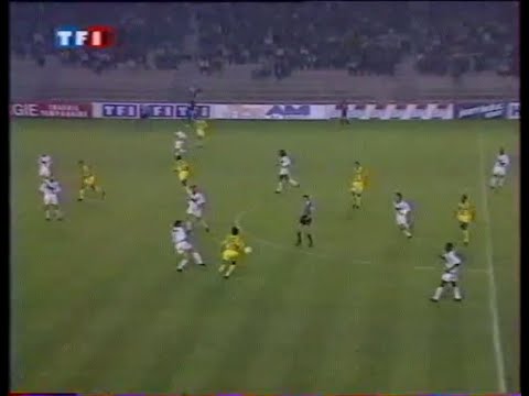 NANTES - LENS-3-0     (TOUS LES BUTS ET RESUME : DIVISION 1 : SAISON 1994-1995)
