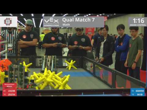 2017 VRC Math Q7 - 2323B 2527A vs 88809A 901B - 30 to 21