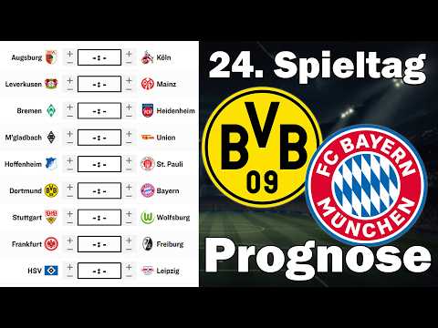 Matchday 24 Bundesliga 25/26 Predictions | All Matches & Tips!