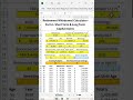 Retirement Withdrawal Calculator - Part 4 - Short Term & Long Term Capital Gains #investing #finance