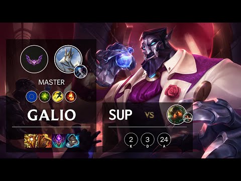Galio Support vs Nautilus - EUW Master Patch 12.3