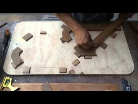 Creating a teak deck for a transom