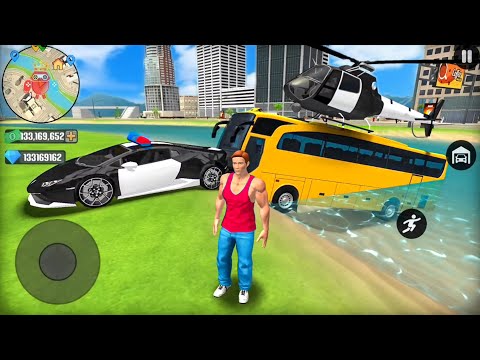 Go to Town 6 - US Police Officer Car Chasing Robbers Cars in Open City - Android Gameplay