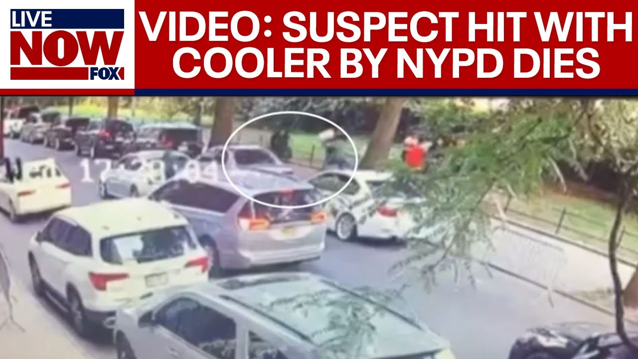 Graphic Video: NYPD throws cooler at drug suspect causing fatal motorcycle crash | LiveNOW from FOX