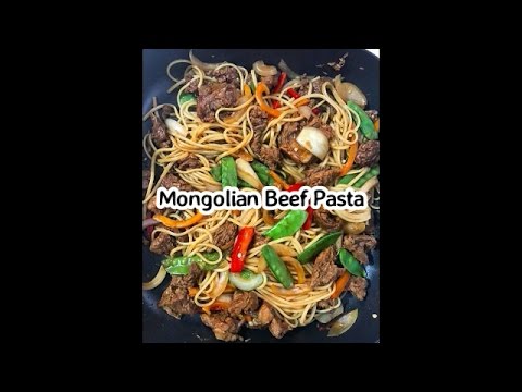 Mongolian Beef Pasta - With a TRINI twist!