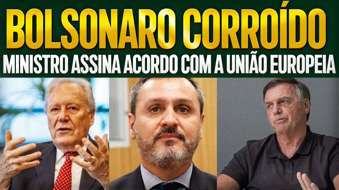 LEWANDOWSKI DEIXA BOLSONARISMO CONTRA A PAREDE E ASSINA ACORDO COM A UNIÃO EUROPEIA!