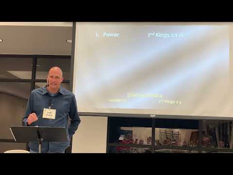BSF Lesson 8; 2 kings 2-3. Elijah and Elisha