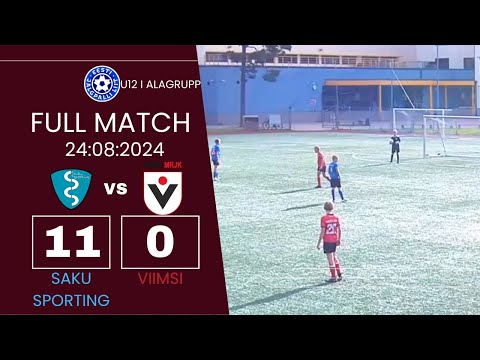 VIIMSI MRJK 2013 VS SAKU SPORTING 2012 FULL MATCH (11-0)