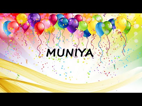 Happy Birthday to Muniya - Birthday Wish From Birthday Bash