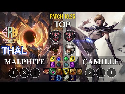 SRB Thal Malphite vs Camille Top - KR Patch 10.25