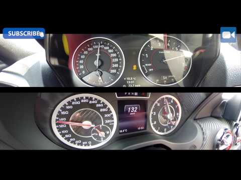BMW M235i vs Mercedes A45 AMG 0-240 km/h Acceleration BATTLE
