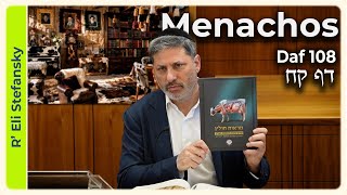 Daf Yomi Menachos Daf 108 by R' Eli Stefansky