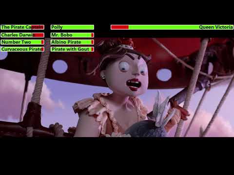 The Pirates! Band of Misfits Final Battle with healthbars