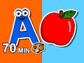 Alphabet Phonics Songs More Busy Beavers 70 Min Kids Compilation Baby Learning Kindergarten