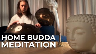 Home BUDDA Meditation | HANDPAN 1 hour music | Pelalex Hang Drum Music For Meditation #43