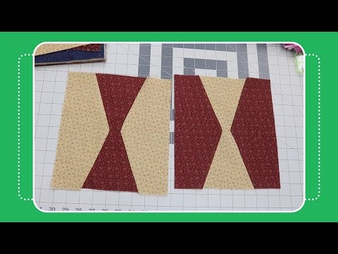Hourglass Quilt Block Tutorial by Crafty Gemini