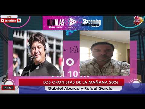GABRIEL ABARCA Y RAFAEL GARCIA - PICODROMO DE ALBARDON - RADIO ALAS SAN JUAN - 15-04-26