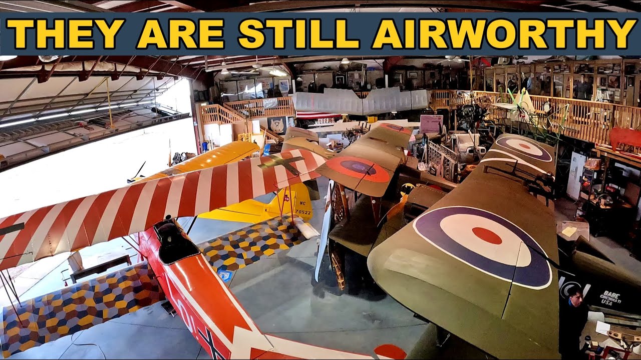 Flying in to see an incredible World War 1 Aircraft Collection.