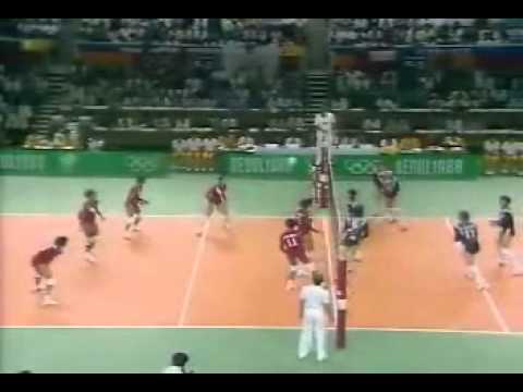 Peru vs Soviet Union at 1988 Seoul Olympics Games  -  set 1