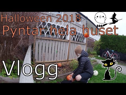 Halloweenpyntar hela huset - halloweenvecka dag 5