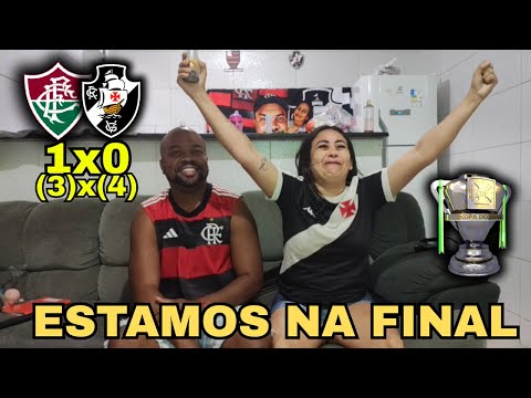 Fluminense x Vasco, react; Gigante da Colina vence nos pênaltis e está na final da Copa do Brasil!