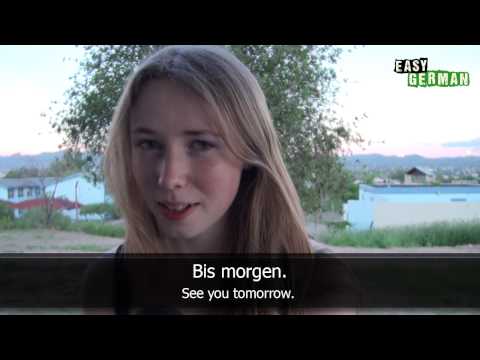 Easy German Basic Phrases - Greetings