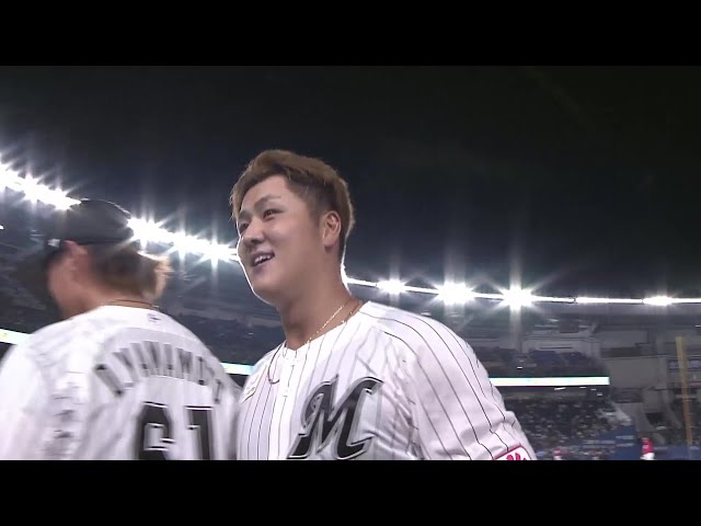 【4回裏】本日2本目!! マリーンズ・山口航輝 左中間スタンド中段へ2ランホームラン!! 2025年8月21日 千葉ロッテマリーンズ 対 東北楽天ゴールデンイーグルス