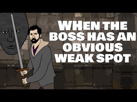When the Boss has an Obvious Weak Spot | Animation