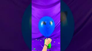 Blue Balloon Popping!!! #shorts
