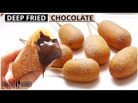 Chocolate CORN DOGS ! Deep Fried CHOCOLATE ! *Donuts...