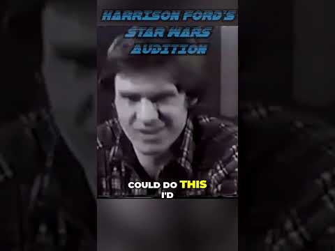 Harrison Ford's FIRST Star Wars Audition in 1975! #starwars #shortsfeed #foryou #fypシ゚ #hansolo