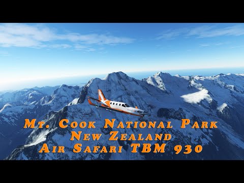 Aoraki Mt. Cook National Park Air Safari, New Zealand | MSFS