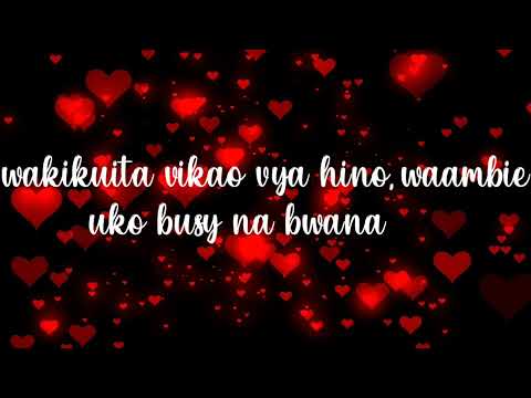 Ali kiba ft fa - kiboko yangu(lyrics)