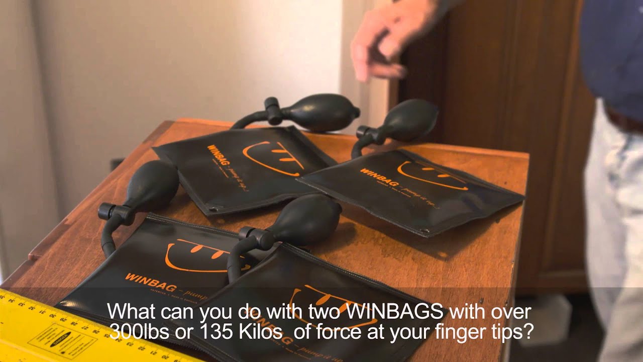 WINBAG - inflatable reusable shims