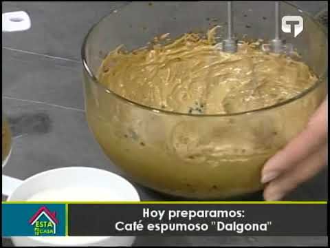 Hoy preparamos Café espumoso Dalgona