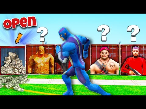 Rope Hero Opening Mystery Containers With Tipson Mutant Super Hero Villain |Rope Hero Vice Town Gta5