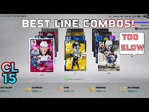 NHL 22 BEST LINE COMBINATIONS FOR HUT!