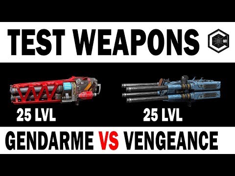 GENDARME 25 LVL VS VENGEANCE 25 LVL WAR ROBOTS AO MING 150 LVL