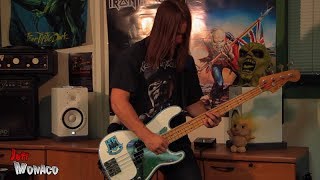 Iron Maiden - Lightning Strikes Twice Bass Cover