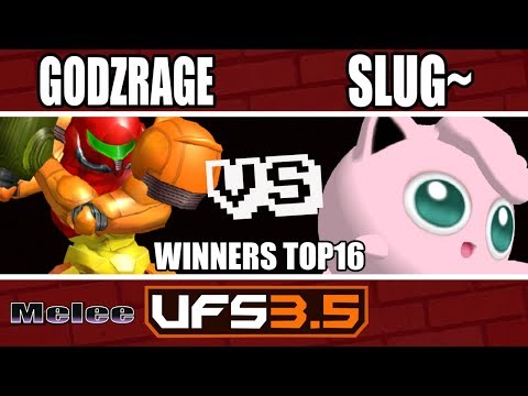 UFSmash 3.5 - Melee - FDP|Godzrage (Samus) VS Slug~ (Jigglypuff) - Winners Top 16