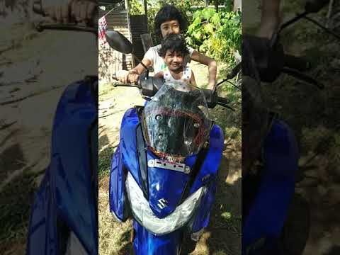 Aarini & Rahini first experience Suzuki Burgman Street Bs6