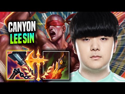 CANYON IS A MONSTER WITH LEE SIN! - DK Canyon Plays Lee Sin JUNGLE vs Talon! | Season 2022