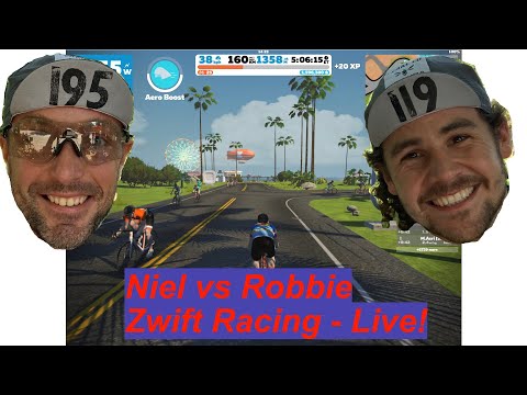 Niel and Robbie - Zwift Racing Live