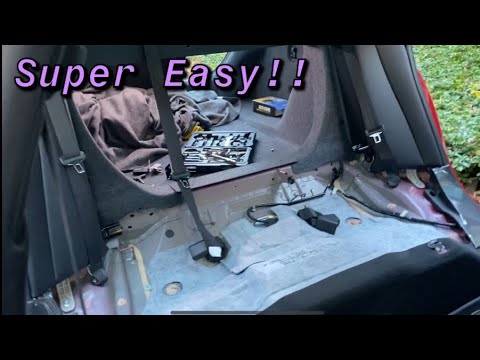 How to remove the back seat in a 10th gen Honda Accord 2018 2019 2020