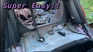 How to remove the back seat in a 10th gen Honda Accord 2018 2019 2020