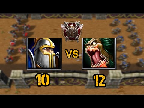 10 Footmen vs 12 Ghouls - Same Cost - WarCraft III Retro Battles