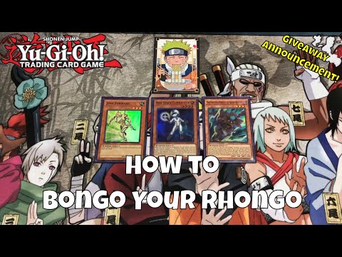 Yu-Gi-Oh! How To Bongo a Rhongo & GIVEAWAY ANNOUNCEMENT!