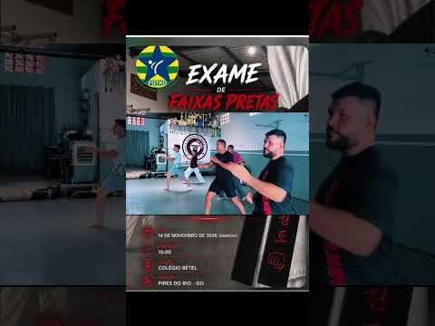 treinamento exame de faixa preta 2026 FGTKD em Pires do Rio -GO