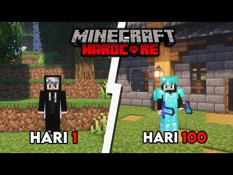 Can you survive 100 days in hardcore Minecraft?!
