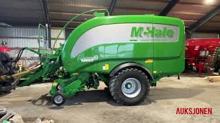 Presse &agrave; balles rondes McHale Fusion 3 rundballepresse med integrert plastpakker | Image 4 - Agroline